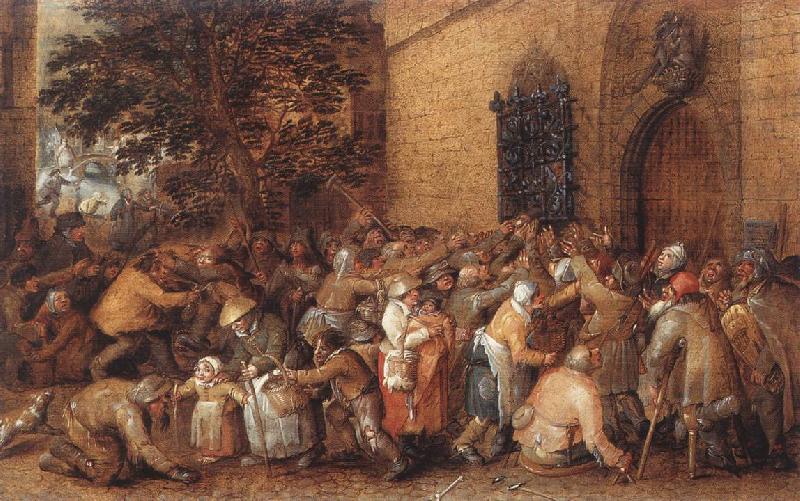 VINCKBOONS, David Distribution of Loaves to the Poor e France oil painting art